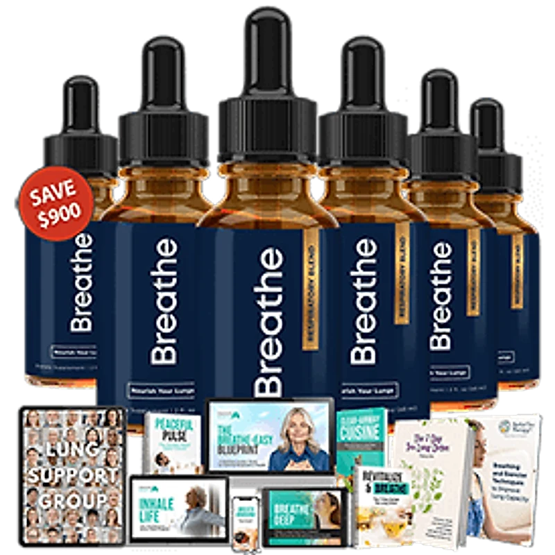 Breathe 6 bottles — 180-day supply
